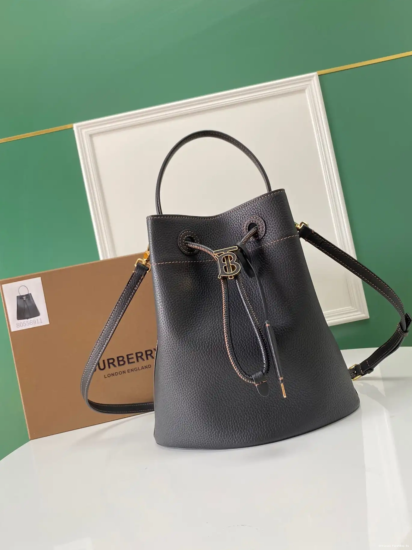 Official First Bag Ru Bag Small TB BURBERRY Bucket 0603